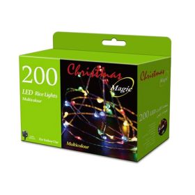 Christmas Magic 200 LED Multicolour Rice Lights