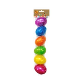 Party Magic Easter Filler Eggs 8cm Pearl Color 
