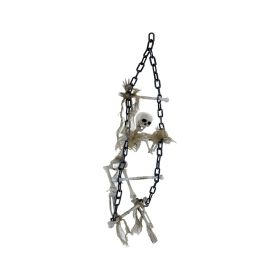 Party Magic Hanging Skeleton With Chained Ladder