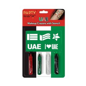 Party Magic UAE Face Makeup Crayons With Stencil