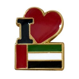 Party Magic I Love UAE 2X2CM Pins