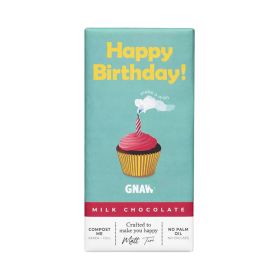 Gnaw Happy Birthday Milk Chocolate Bar