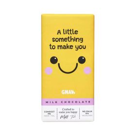 Gnaw A Little Something To Make You Smile Milk Chocolate Bar