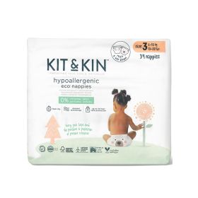Kit & Kin Size 3 Hypoallergenic Eco Diapers