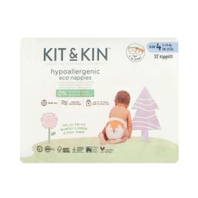 Kit & Kin Size 4 Hypoallergenic Eco Diapers