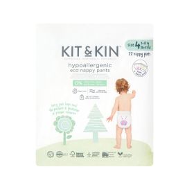 Kit & Kin Size 4 Hypoallergenic Eco Pull Up Diapers