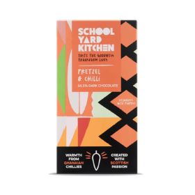 School Yard Kitchen Pretzel & Chilli Dark Chocolate Bar