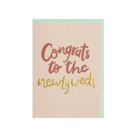 Congrats To The Newlyweds Greeting Card