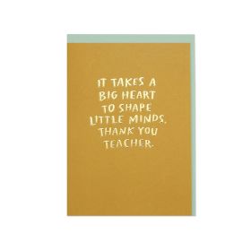 Thank You Teacher Greeting Card