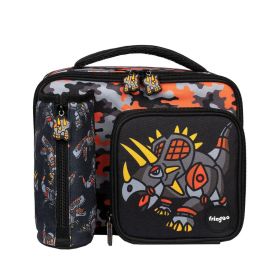 Fringoo Dinosaur Robot Square Lunch Bag