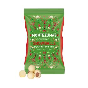 Montezuma's White Chocolate with Peanut Butter Snowballs