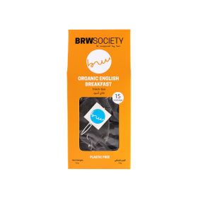 Brw Organic English Breakfast Black Tea Bags