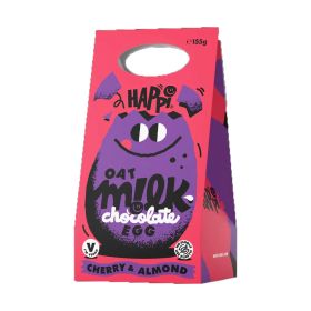 Happi Cherry & Almond Oat Milk Chocolate Egg