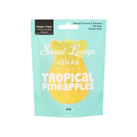 Sweet Melon Vegan Fizzy Tropical Pineapple Candies