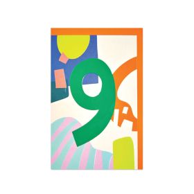 9th Birthday Greeting Card