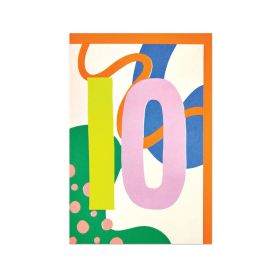 10th Birthday Greeting Card