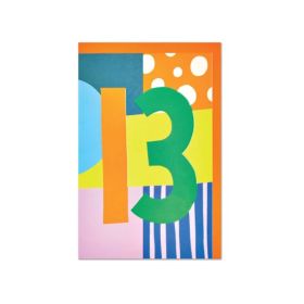 13th Birthday Greeting Card