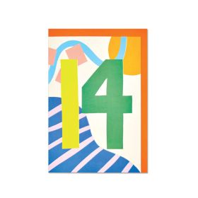 14th Birthday Greeting Card