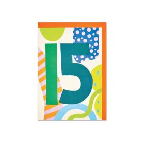 15th Birthday Greeting Card