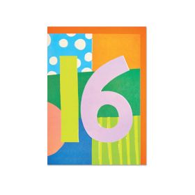 16th Birthday Greeting Card