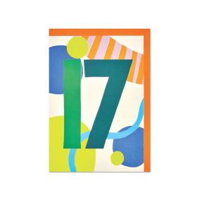 17th Birthday Greeting Card