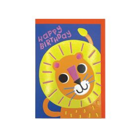 Zoopa Doopa Lion Birthday Card