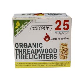 Outdoor Emarati Organic Threadwood Firelighters