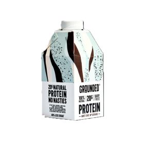 Grounded Mint Chocolate Protein Milkshake