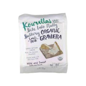 Kourellas Organic Sheep Graviera Milk Cheese