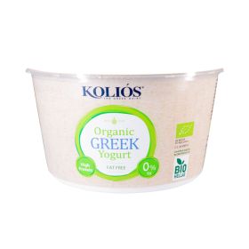 Kolios Authentic Greek Bio Strained 0% Fat Yoghurt