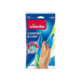 Vileda Comfort and Care Durable Reusable Gloves Medium