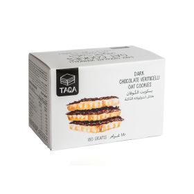 Taqa Dark Chocolate Vermicelli Oat Cookies