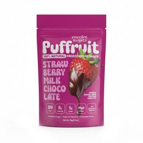 Innocent Sweets Puffruit Strawberry Milk Chocolate Freeze Dried Snack