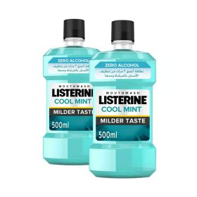 Listerine Antiseptic Zero Cool Mint Milder Taste Mouthwash