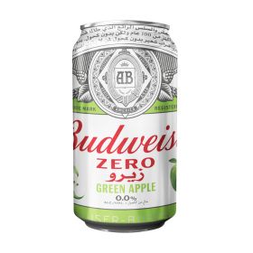Budweiser Zero Non-Alcoholic Green Apple Malt Drink 330ml