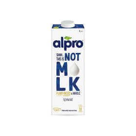 Alpro Not Milk Plant - Based & Whole 3.5% Fat 1L