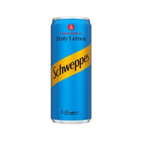 Schweppes Zesty Lemon Sparkling Water 250ml