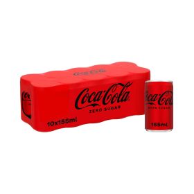 Coca Cola Zero Sugar Soft Drink Can 155ML