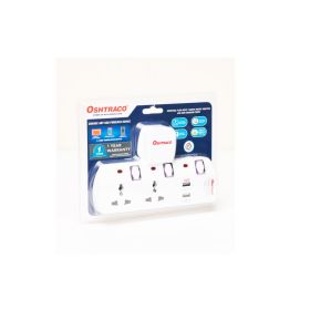 Oshtraco 2 Way Switched T Socket + 2.4 Usb