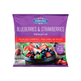 Emborg Frozen Blueberries And Strawberries