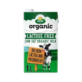 Arla Organic Milk Low Fat Lactose Free 1L