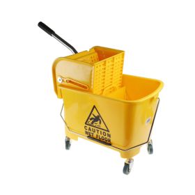 Mop Plastic Bucket With Leaver Squeezer 20ltr