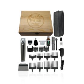 Wahl Stainless Steel Advance In Wooden Box With 3 Pins 9864-0415