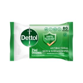 Dettol Antibacterial Multipurpose Wipes 80s