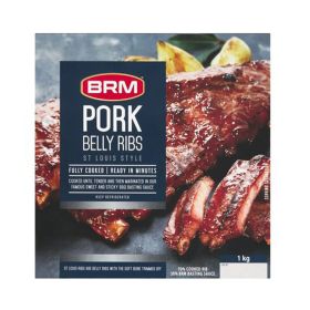 BRM Pre Cooked BBQ Basting Sauce Pork Belly Ribs (Non Halal)