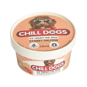 Chill Dogs Starry Salmon Ice Cream Cup for Dogs