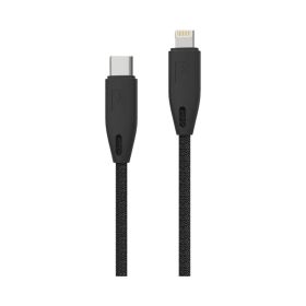Powerology Braided USB-C Cable Pcab002- Black