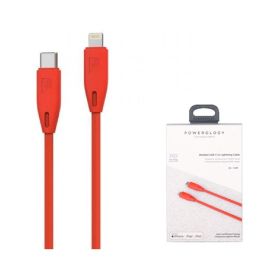 Powerology Braided USB-C Cable Pcab002-Red