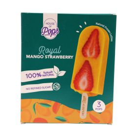 House of Pops Royal Mango Strawberry Lollies
