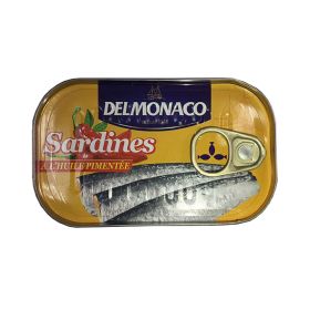 Delmonaco Sardines In Vegetable Oil With Chilli Pepper